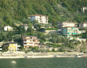 Le Balze from the lake